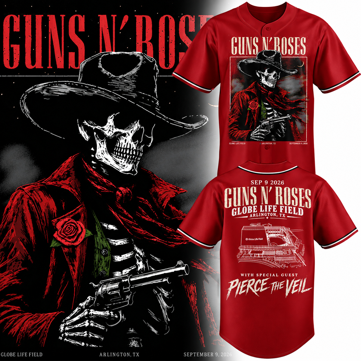 GN’Roses x Globe Life Field 2026 Tour Limited Edition jersey_002