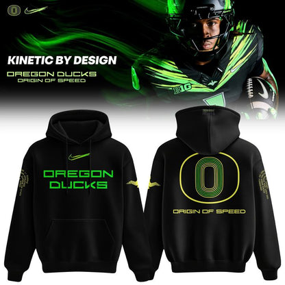 Men's Nike Oregon Ducks Origin of Speed Air Hoodie – Black (Updated Color)