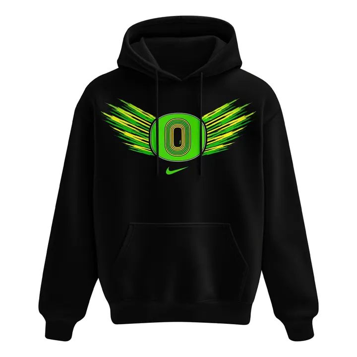 Unisex Nike Black Oregon Ducks Origin of Speed Phoenix Legacy Hoodie