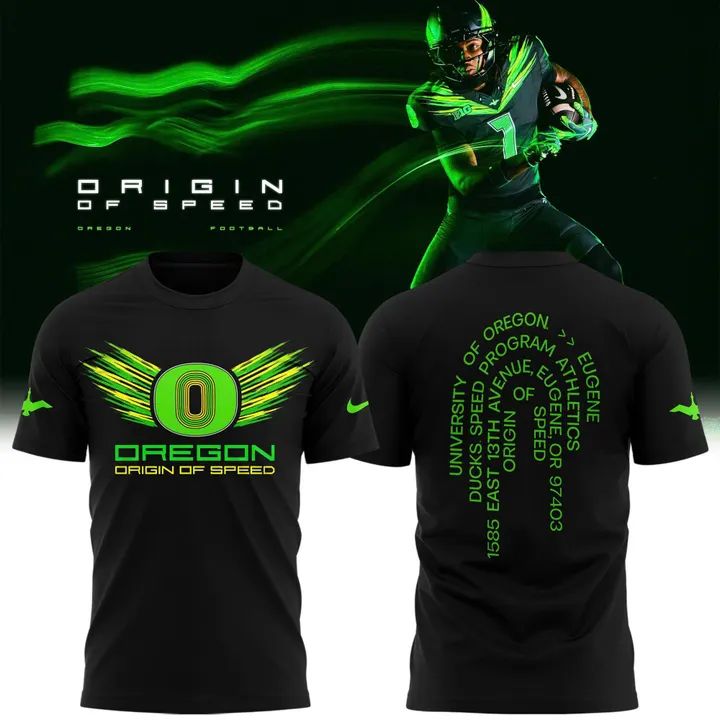 Men's Nike Black Oregon Ducks Origin of Speed Max90 T-shirt