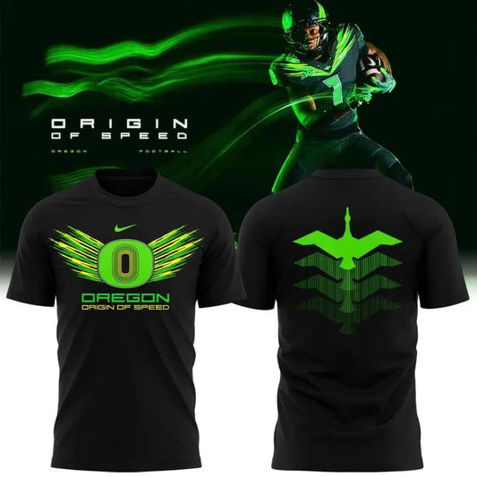Men's Nike Black Oregon Ducks Origin of Speed Phoenix Legacy Special T-shirt