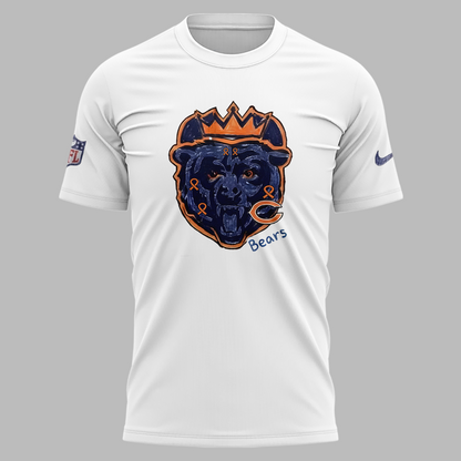 Limited Edition Chicago Bears Tshirt Designed By Young Heroes Battling Cancer