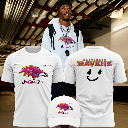 Limited Edition Baltimore Ravens Tshirt Designed By Young Heroes Battling Cancer