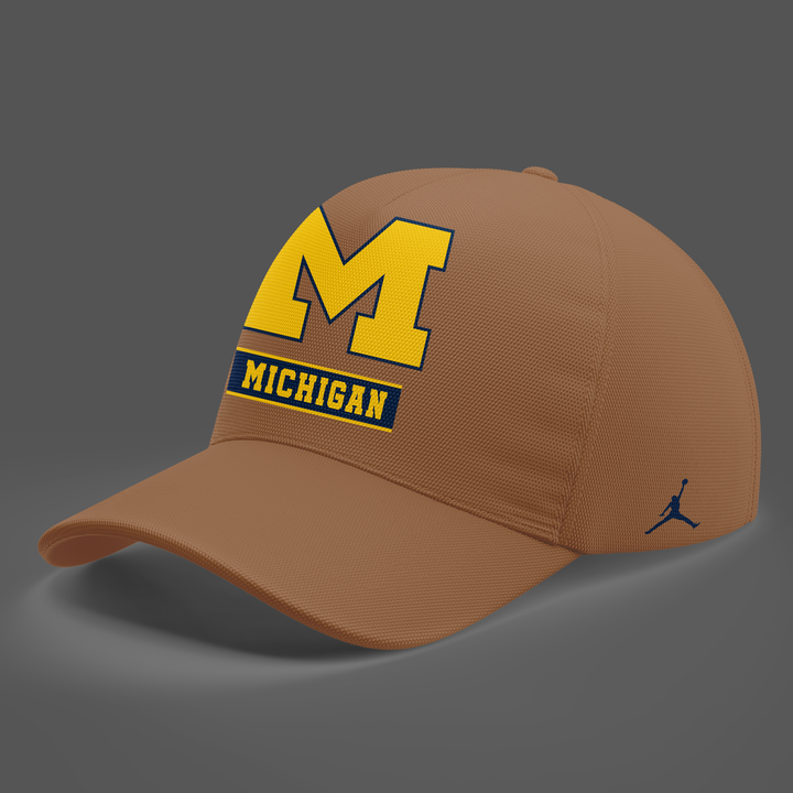Michigan Wolverines Jordan 2026 Military Appreciation Sideline Dri-FIT Hoodie