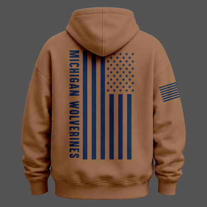 Michigan Wolverines Jordan 2026 Military Appreciation Sideline Dri-FIT Hoodie