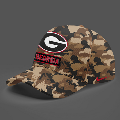 Camo Georgia Bulldogs 2026 Military Appreciation Sideline Dri-FIT T-shirt