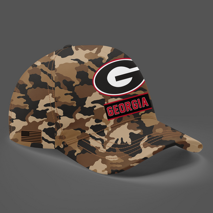 Camo Georgia Bulldogs 2026 Military Appreciation Sideline Dri-FIT T-shirt