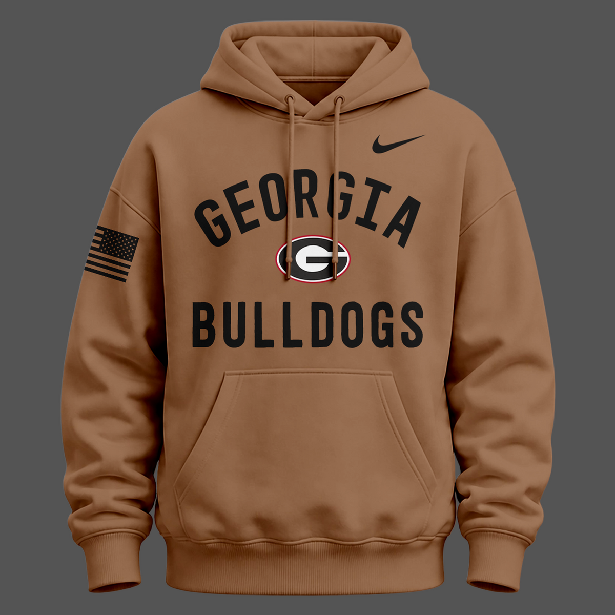 Georgia Bulldogs Nike 2026 Military Appreciation Sideline Dri-FIT Hoodie