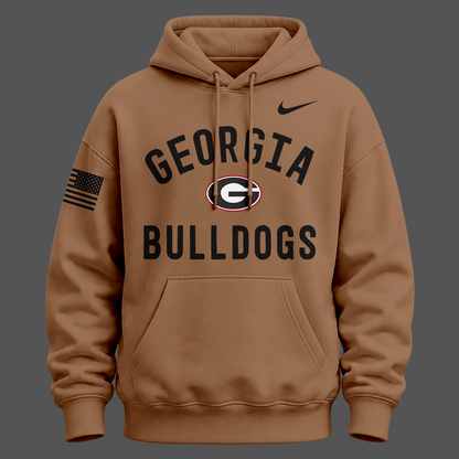 Georgia Bulldogs Nike 2026 Military Appreciation Sideline Dri-FIT Hoodie