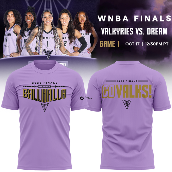 02.Limited edition Golden State Valkyries Finals 2026 T-Shirt -Game 1