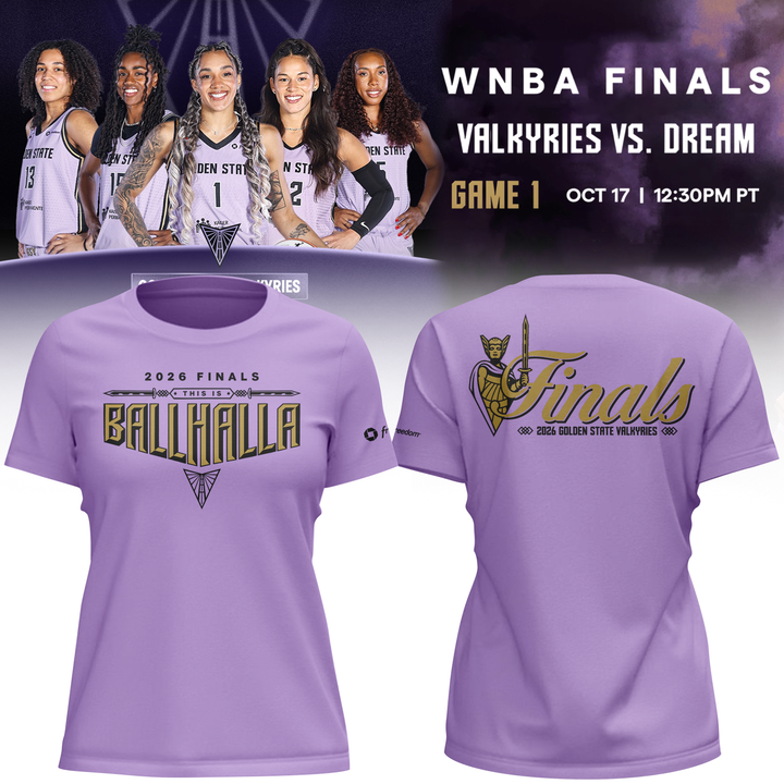 (Women's)Limited edition Golden State Valkyries Finals 2026 T-Shirt -Game 1