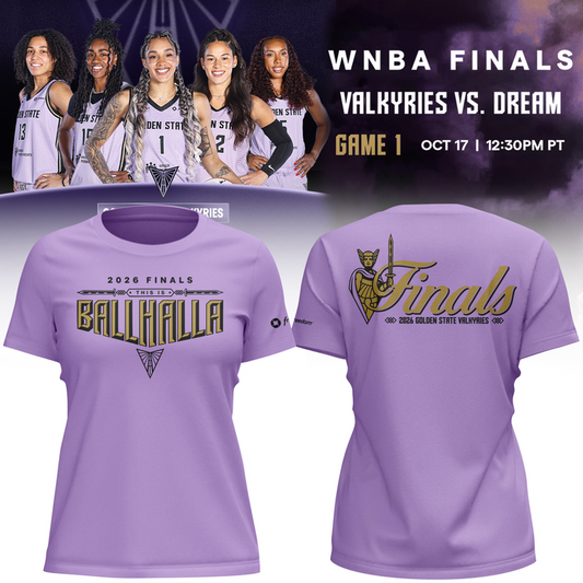 (Women's)Limited edition Golden State Valkyries Finals 2026 T-Shirt -Game 1