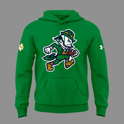 Green Hoodie Notre Dame Football - Go Irish Hoodie