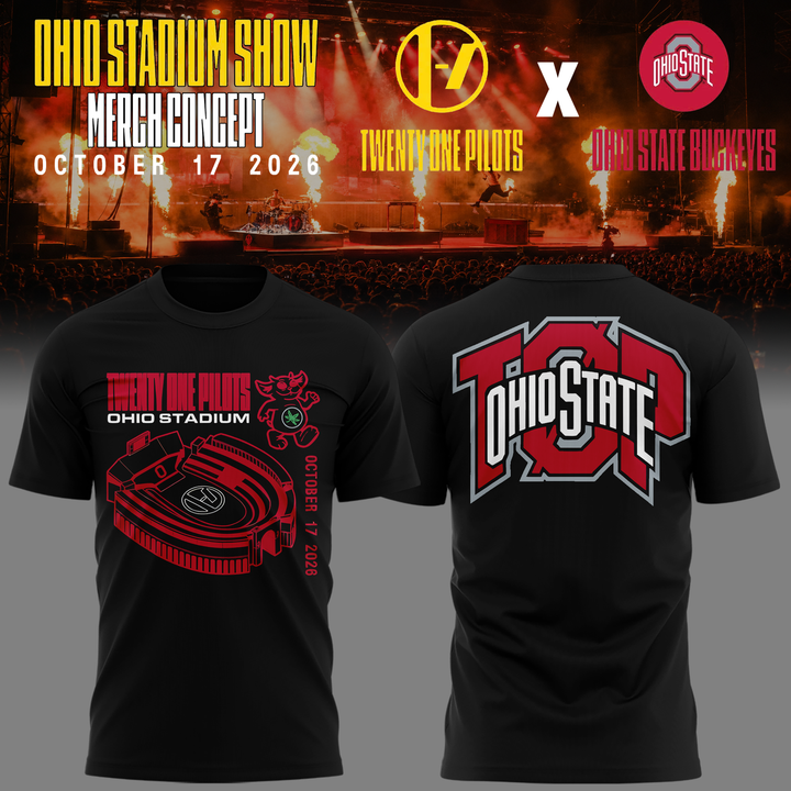 01.TØP X Ohio State Buckeyes Ohio Stadium 2026 T-shirt