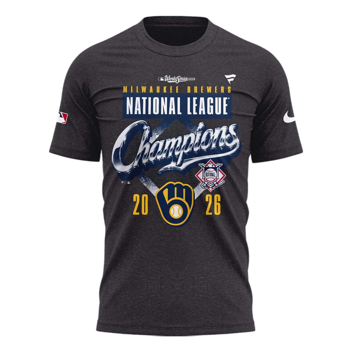Milwaukee Brewers – 2026 National League Champions T-Shirt