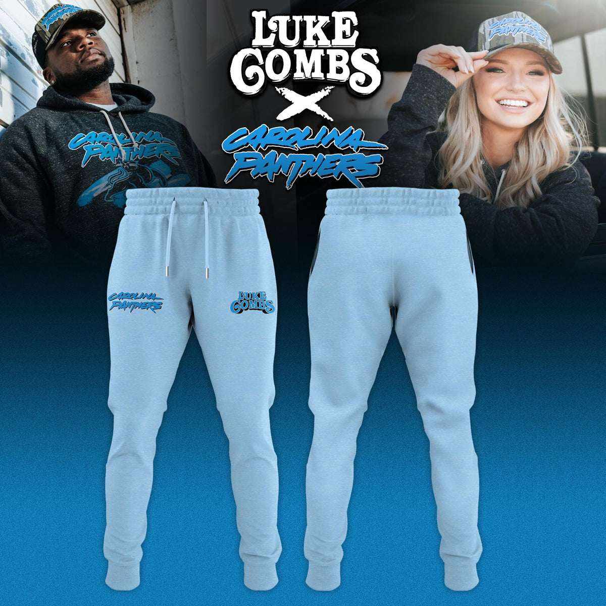Luke Combs x Carolina Panthers 2025 Limited Edition Hoodie