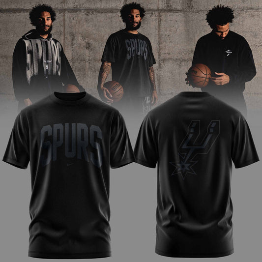 . San Antonio Spurs Apparel 3D All-Over Print Graphic T-Shirt V2