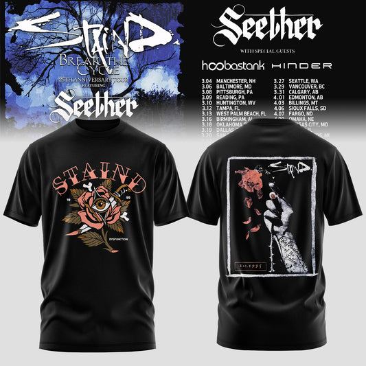 Staind and Seether Break The Cycle Tour T-Shirt