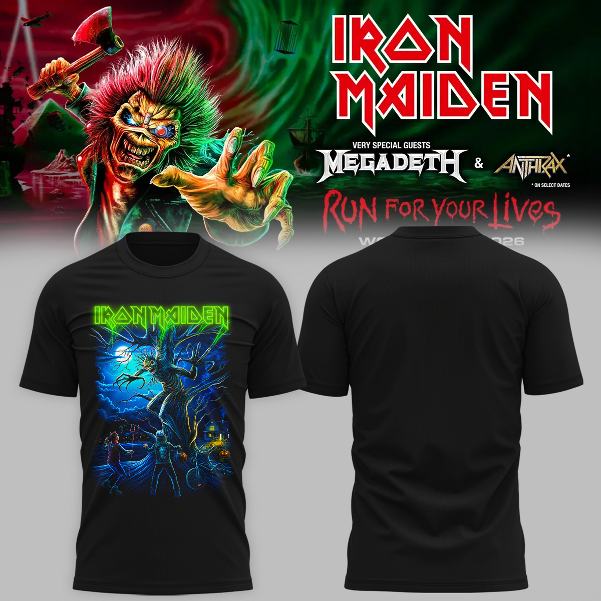 iron maiden costa rica 2026 T shirt