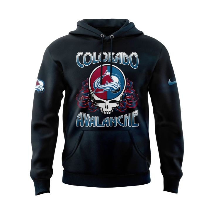 2. Limited Edition Colorado Avalanche Grateful Dead Night Hoodie