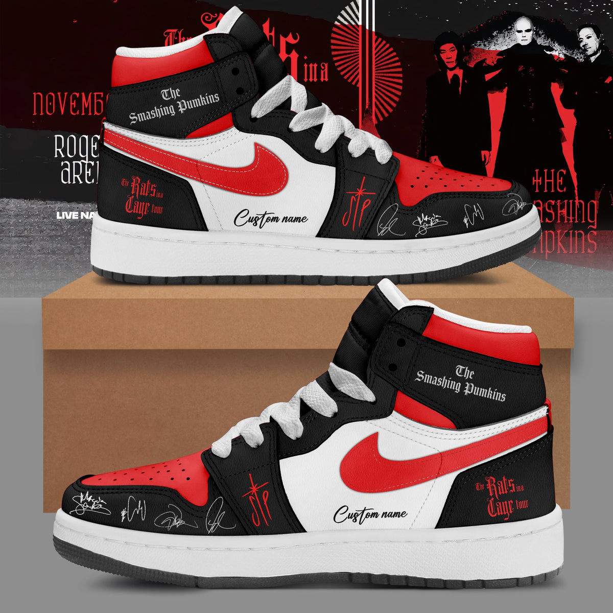 THE SMASHING PUMPKINS – THE RATS IN A CAGE TOUR SHOES