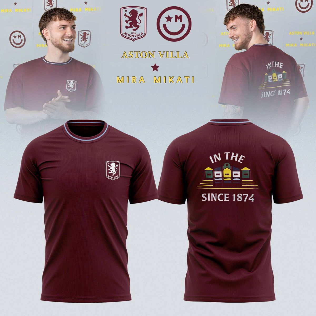 Aston Villa x Mira Mikati Limited Edition T-shirt