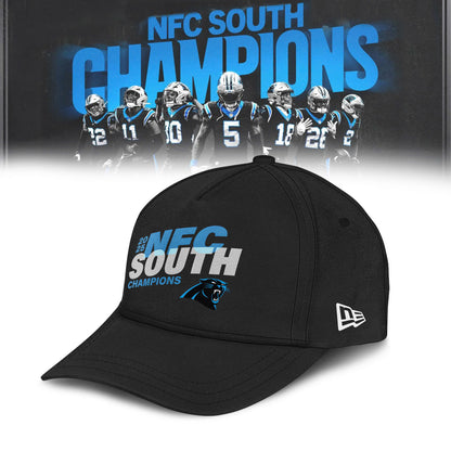 _ Carolina Panthers 2025 NFC South Division Champions Locker Room Hoodie